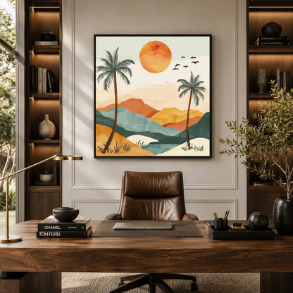 Boho Wall Art Painting