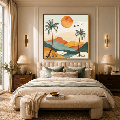 Boho Wall Art Painting