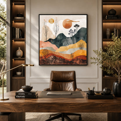 Boho Wall Art Painting