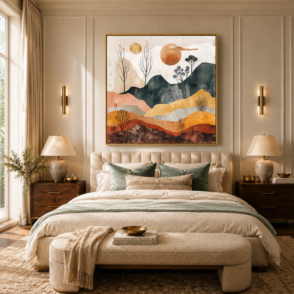 Boho Wall Art Painting