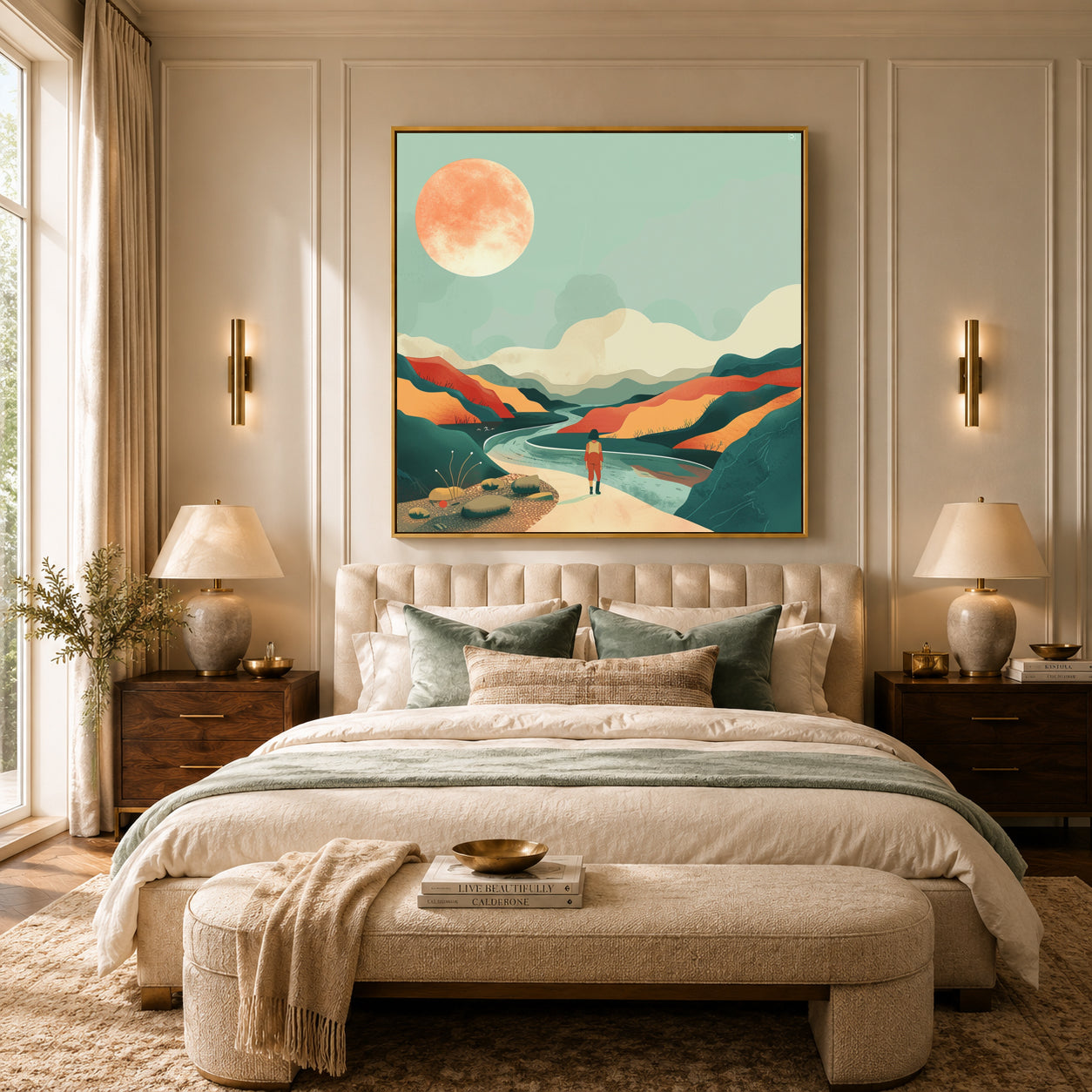 Boho Wall Art Painting