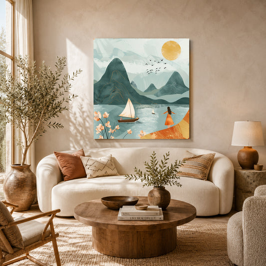  Boho Wall Art Painting 