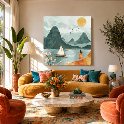  Boho Wall Art Painting 