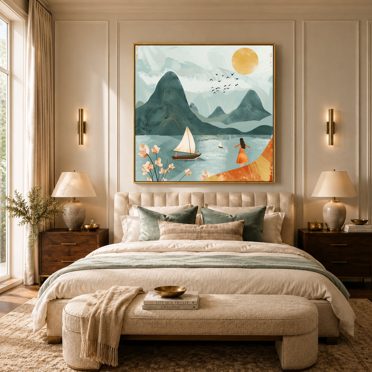  Boho Wall Art Painting 