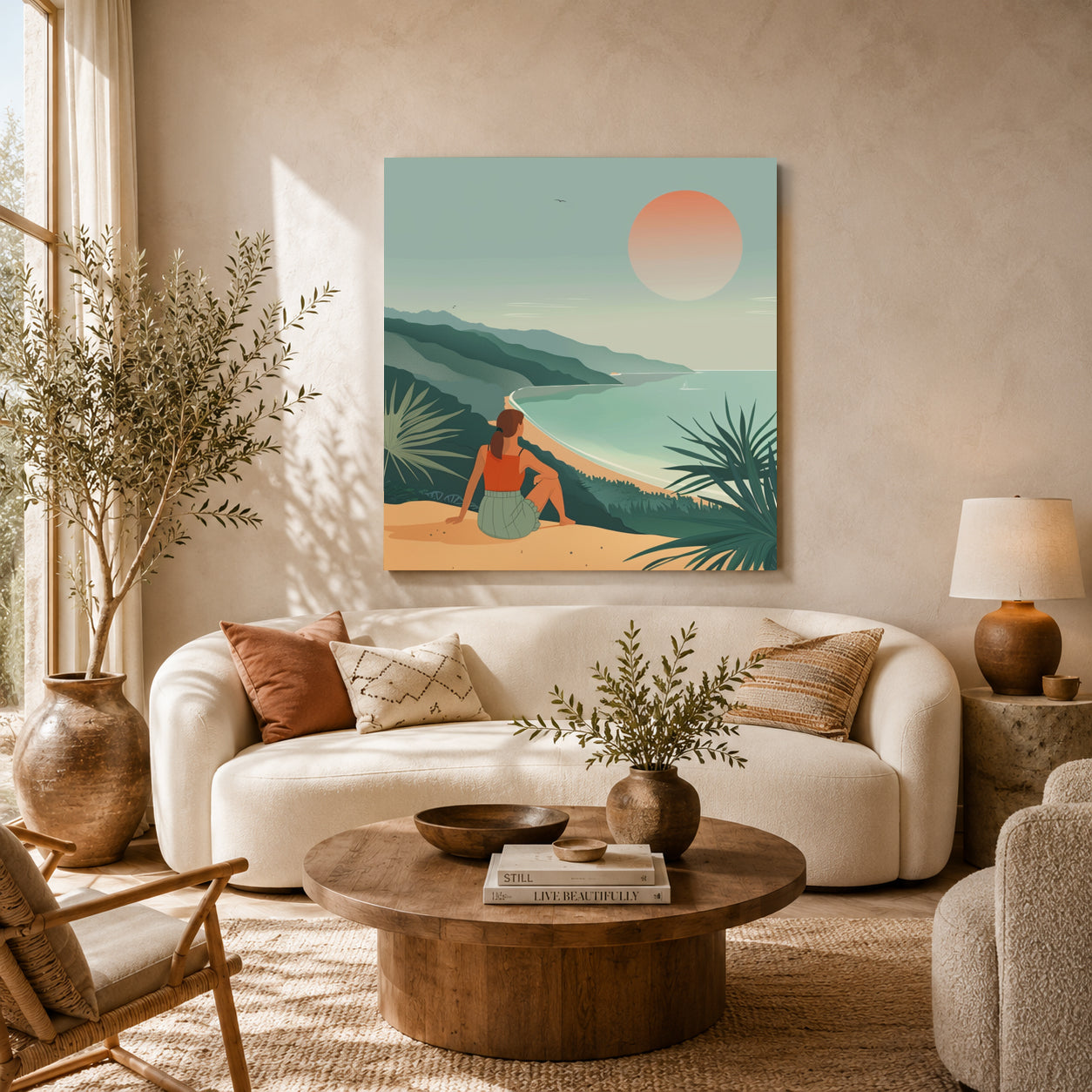 Boho Wall Art Painting