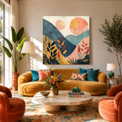 Boho Wall Art Painting