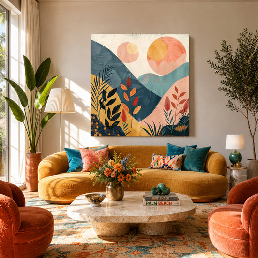 Boho Wall Art Painting