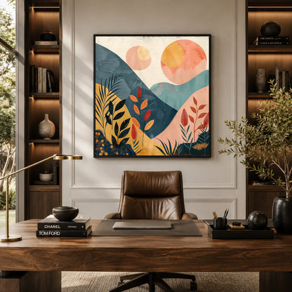Boho Wall Art Painting
