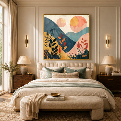 Boho Wall Art Painting
