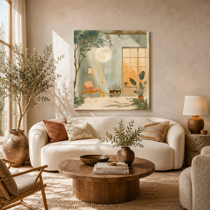 Boho Wall Art Painting