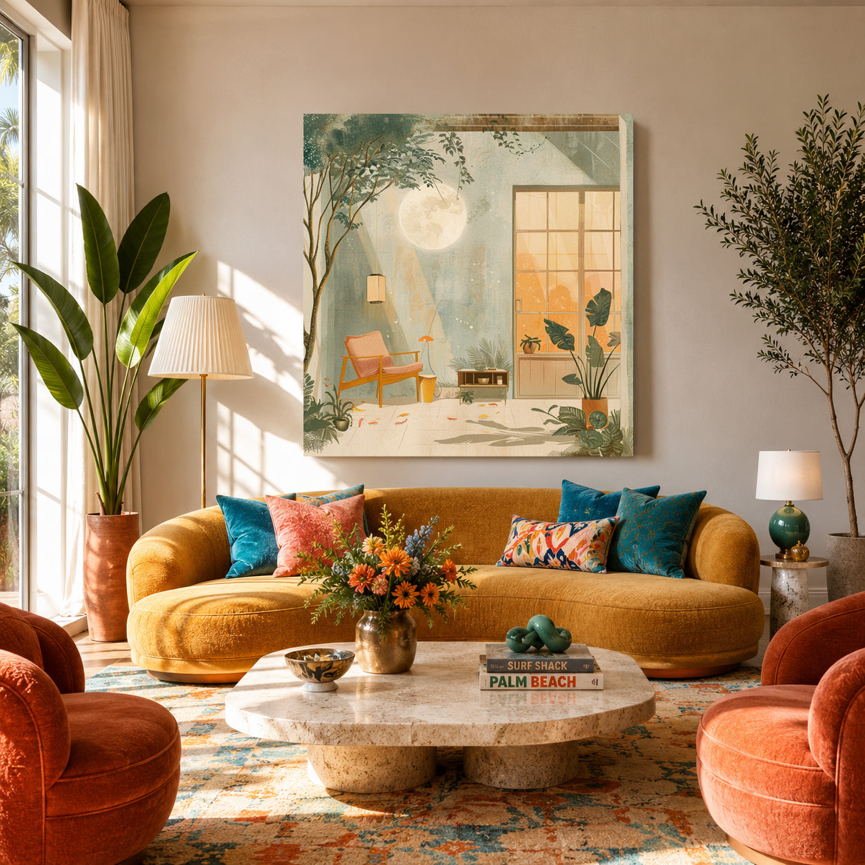 Boho Wall Art Painting