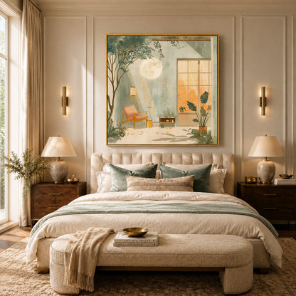 Boho Wall Art Painting
