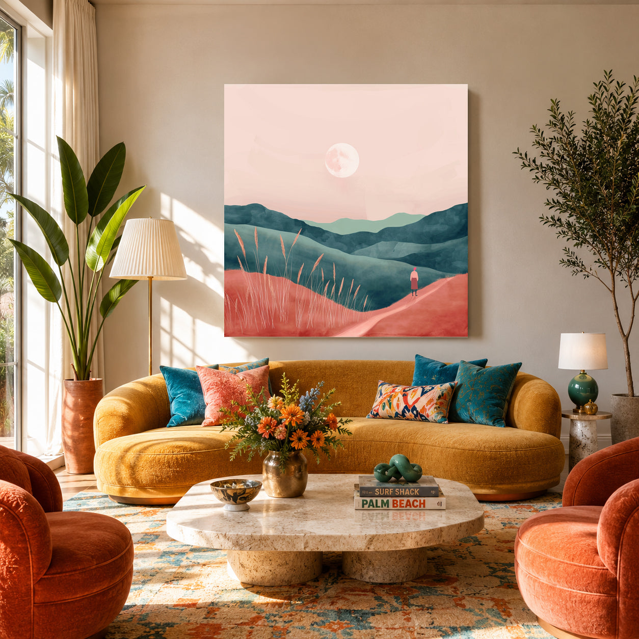 Boho Wall Art Painting