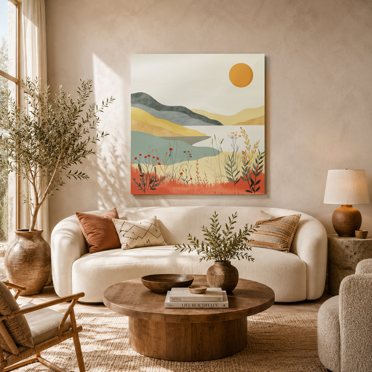 Boho Wall Art Painting