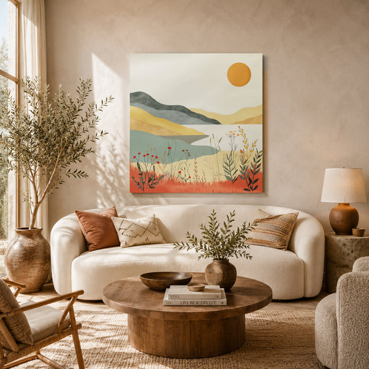 Boho Wall Art Painting