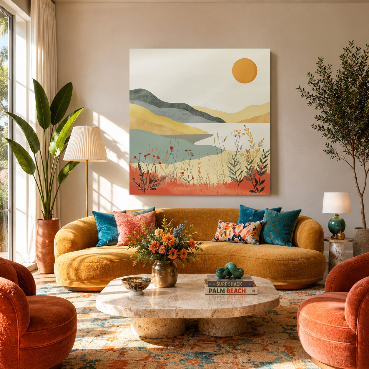 Boho Wall Art Painting