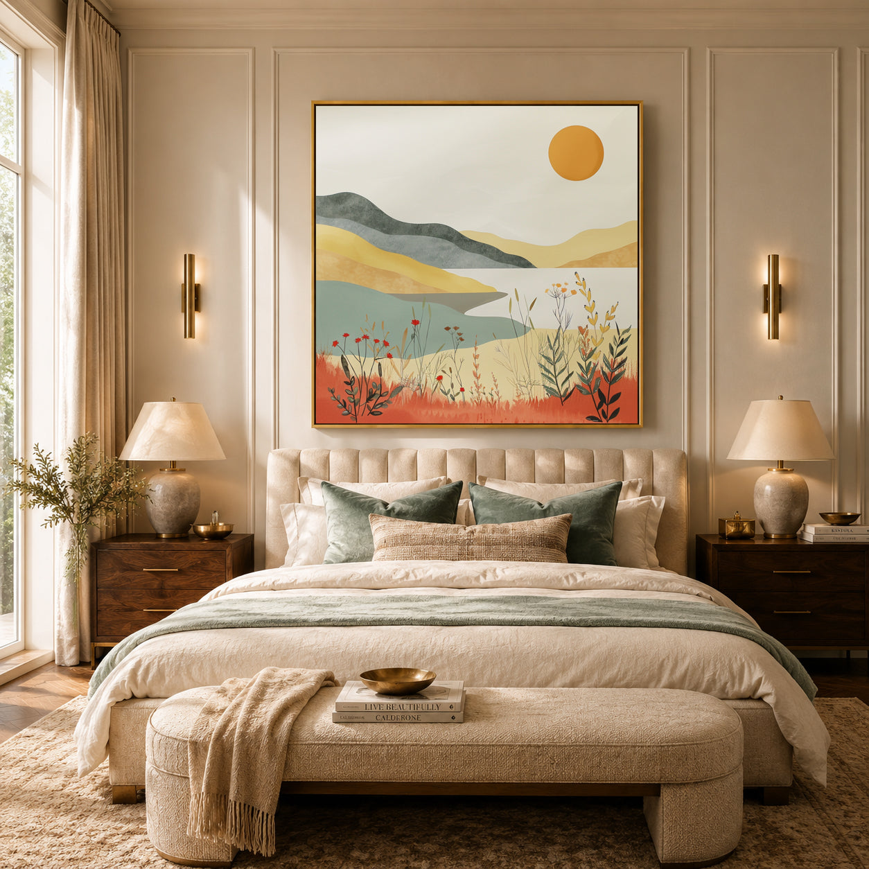 Boho Wall Art Painting