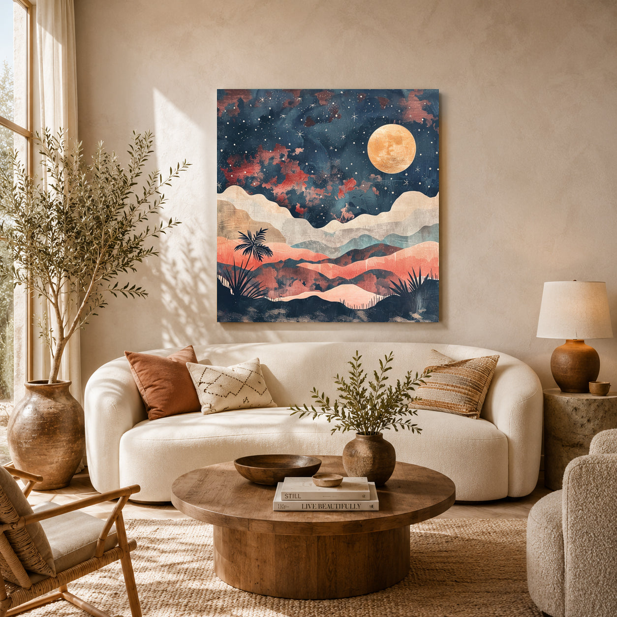 Boho Wall Art Painting