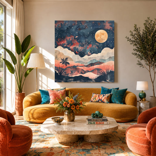 Boho Wall Art Painting