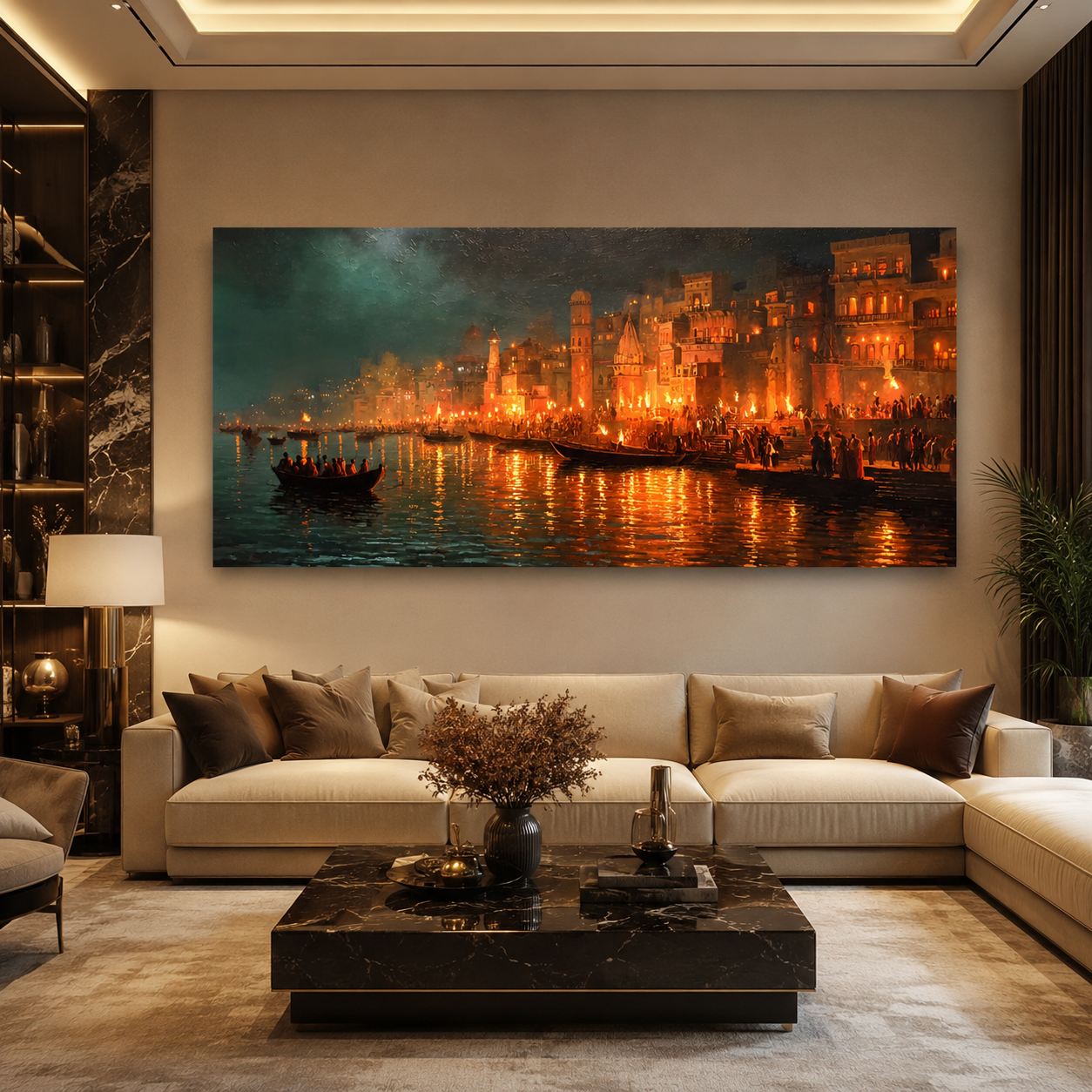 Banaras Canvas Painting