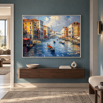 Venice Grand Canal Canvas Wall Art for Living Room Home Decor
