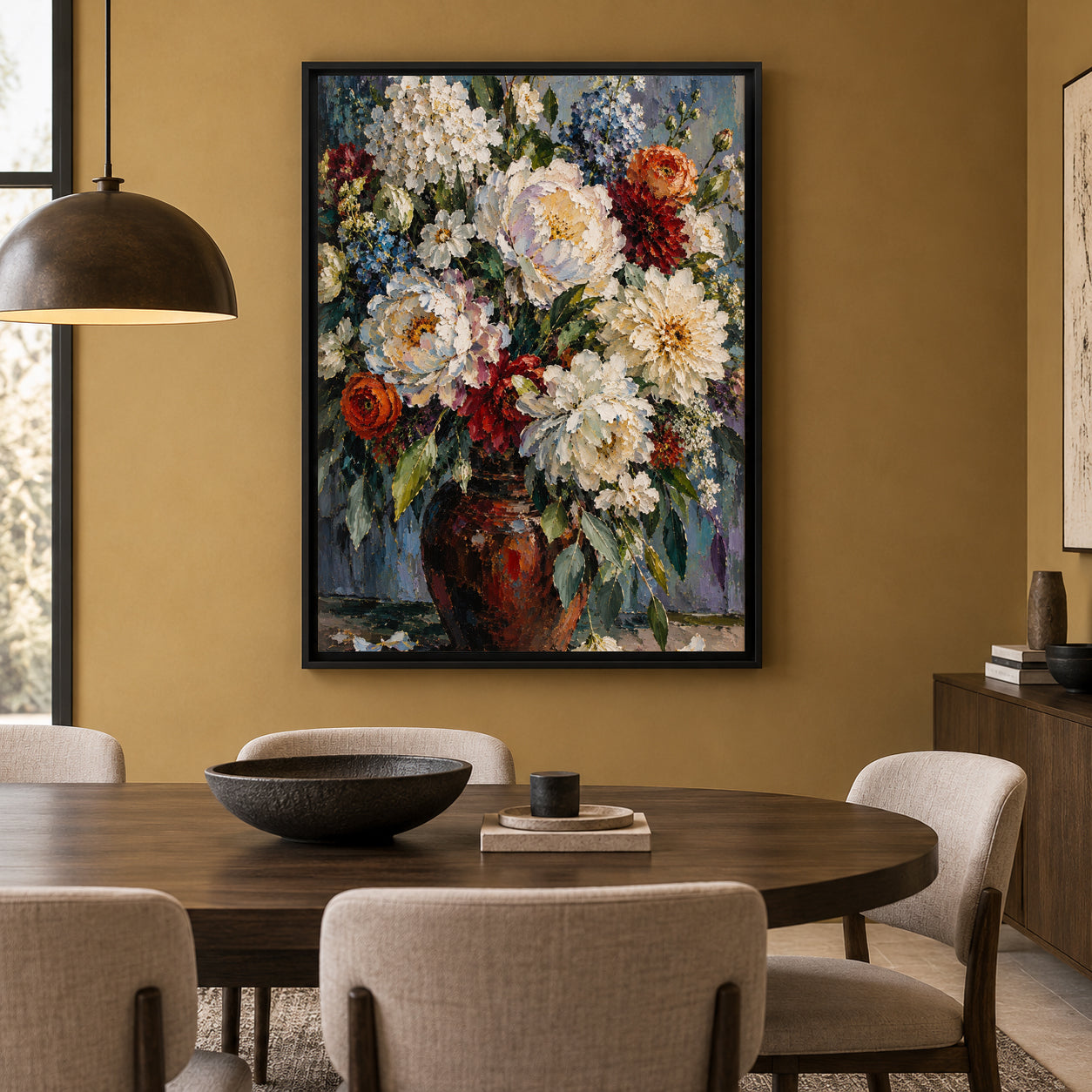 Gathered in Bloom Floral Canvas Wall Art