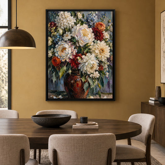 Gathered in Bloom Floral Canvas Wall Art