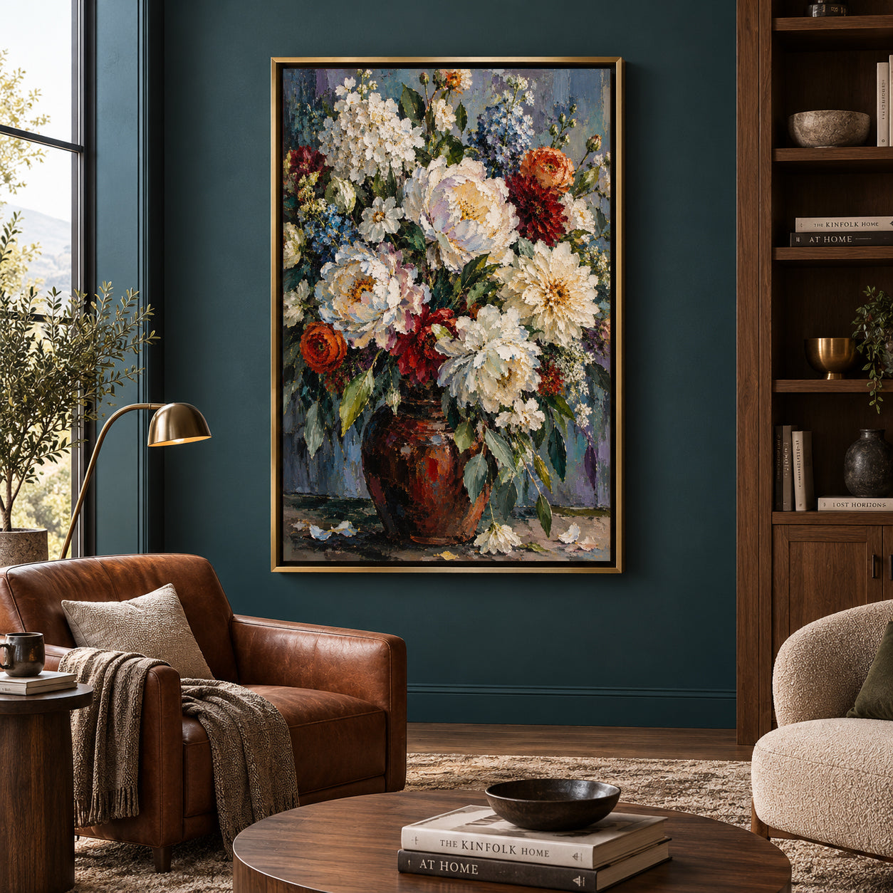 Gathered in Bloom Floral Canvas Wall Art