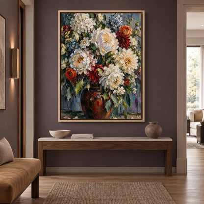 Gathered in Bloom Floral Canvas Wall Art