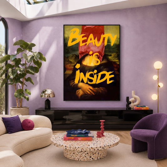 The Graffiti Mona Maximalist Wall Art