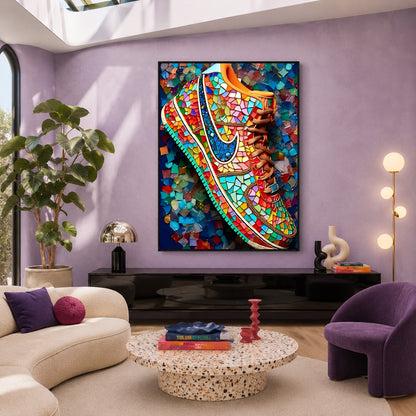 Street Glass Drip Maximalist Wall Art