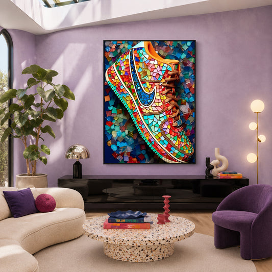 Street Glass Drip Maximalist Wall Art