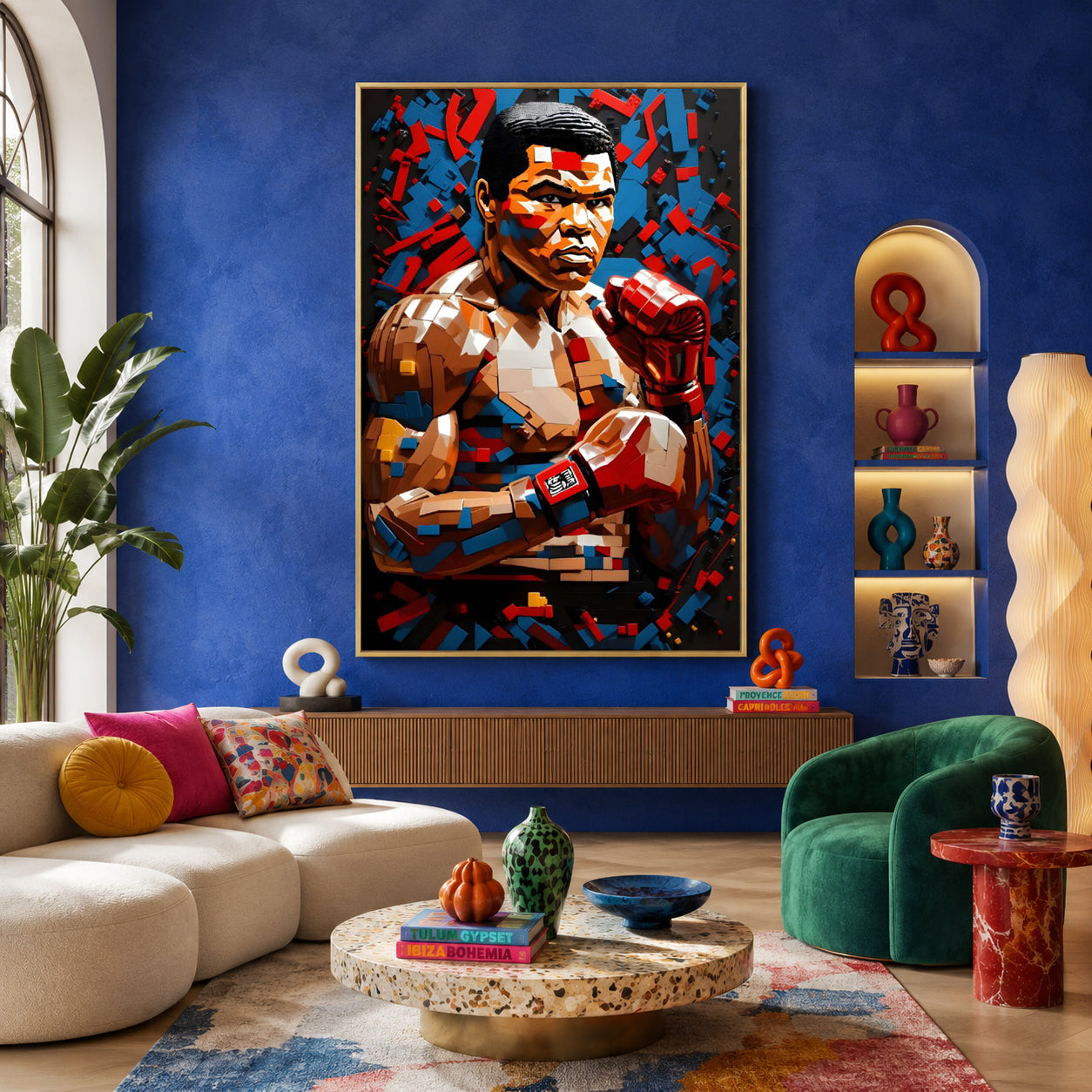 Boxing Royalty Maximalist Wall Art