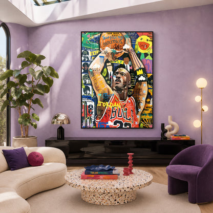 Jordan Street Royalty Wall Art Painting for Urban Style Decor