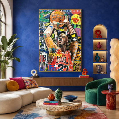 Jordan Street Royalty Wall Art Painting for Urban Style Decor