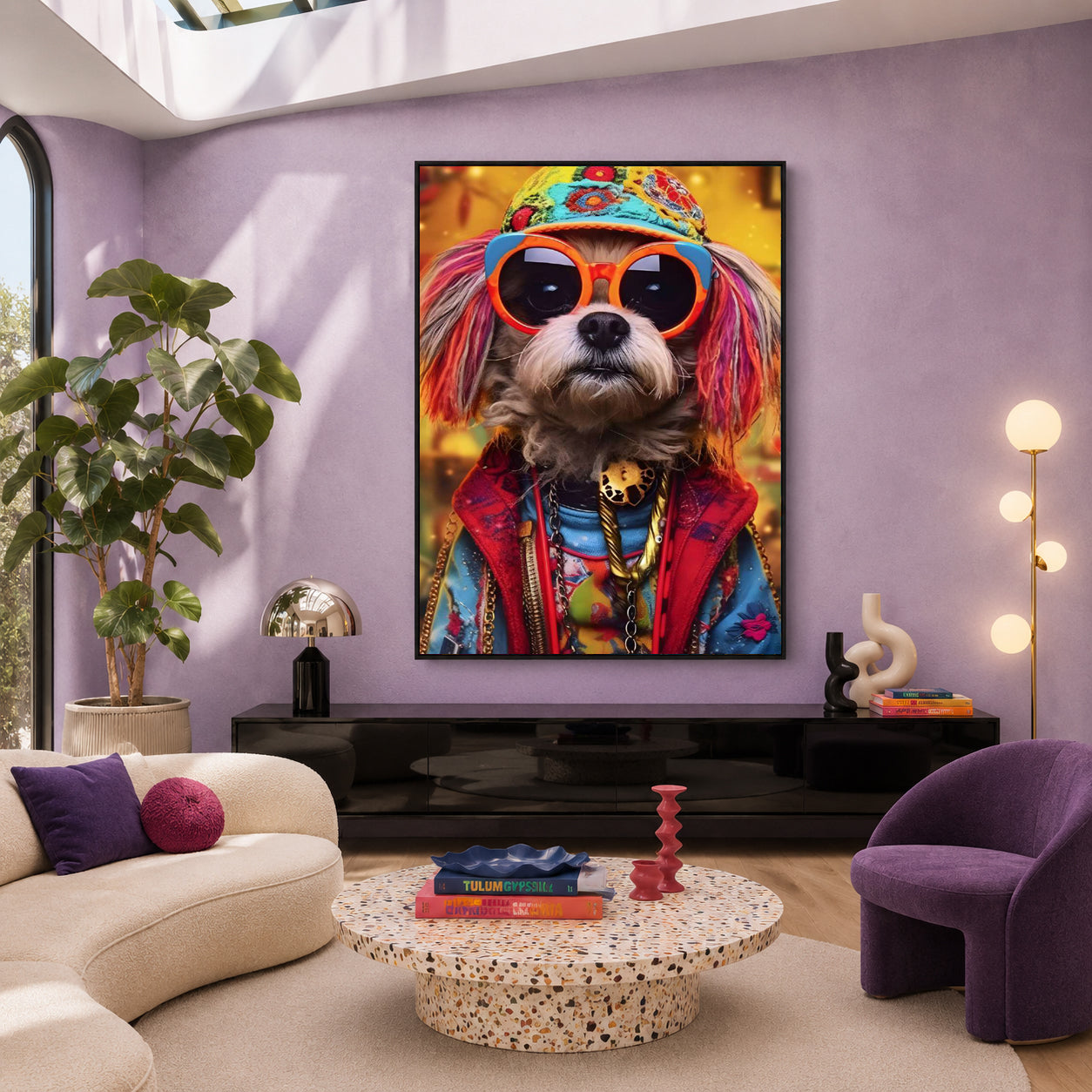 Fur-tastic Vogue Maximalist Wall Art