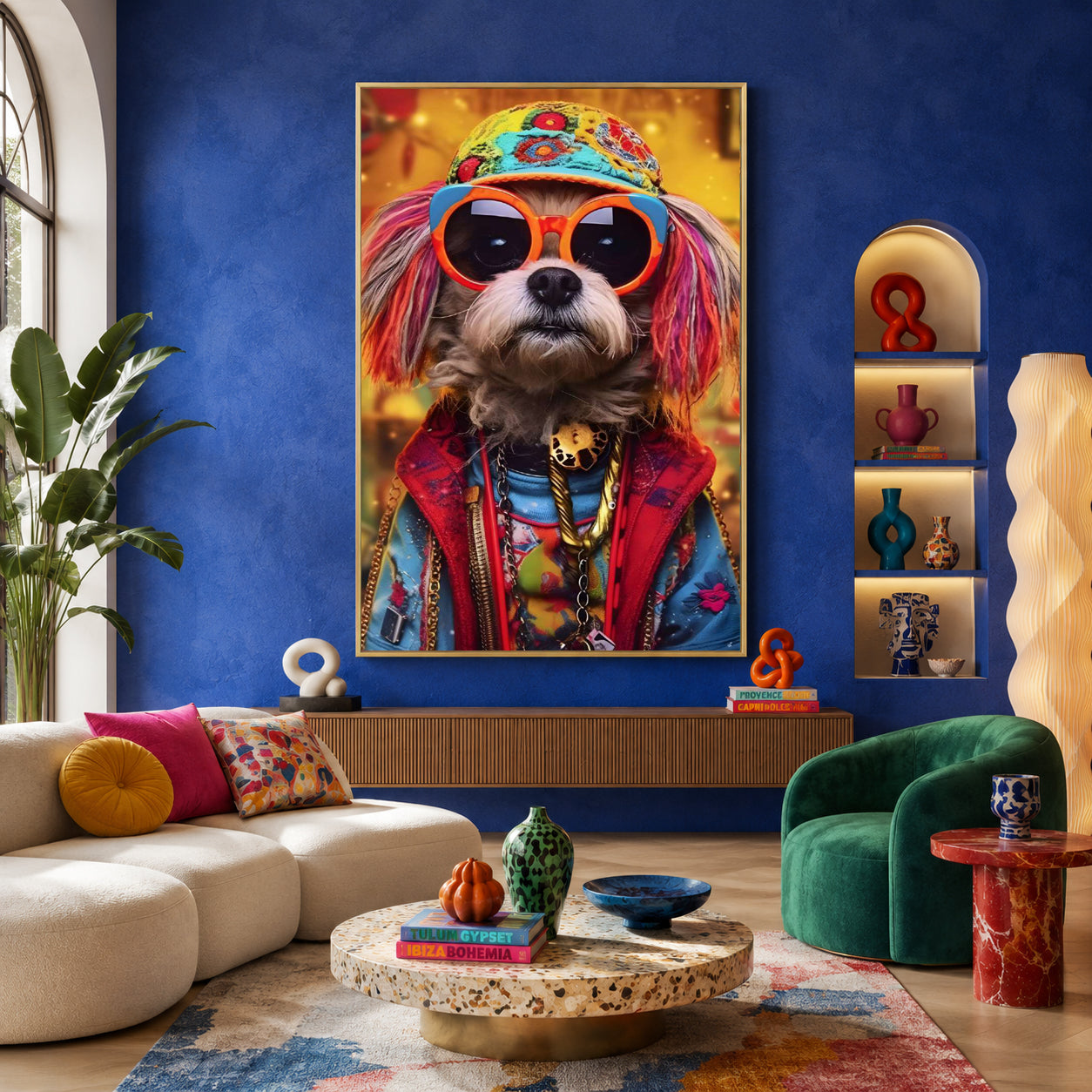 Fur-tastic Vogue Maximalist Wall Art