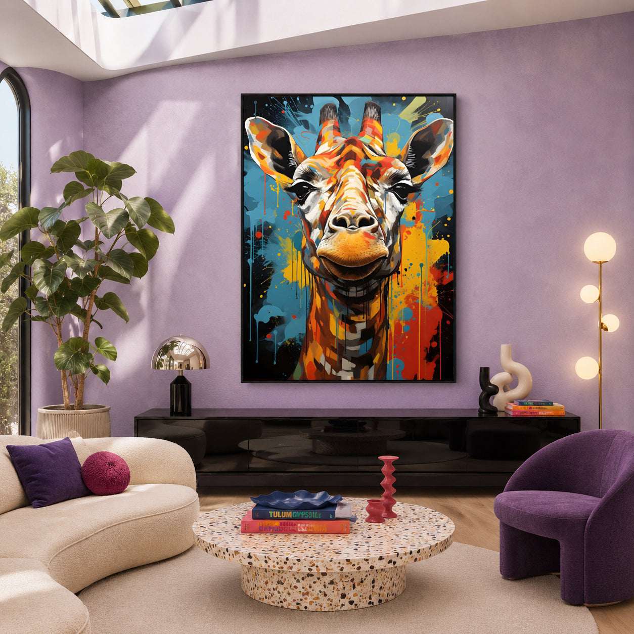 Splashes of Safari Maximalist Wall Art