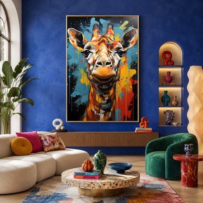 Splashes of Safari Maximalist Wall Art