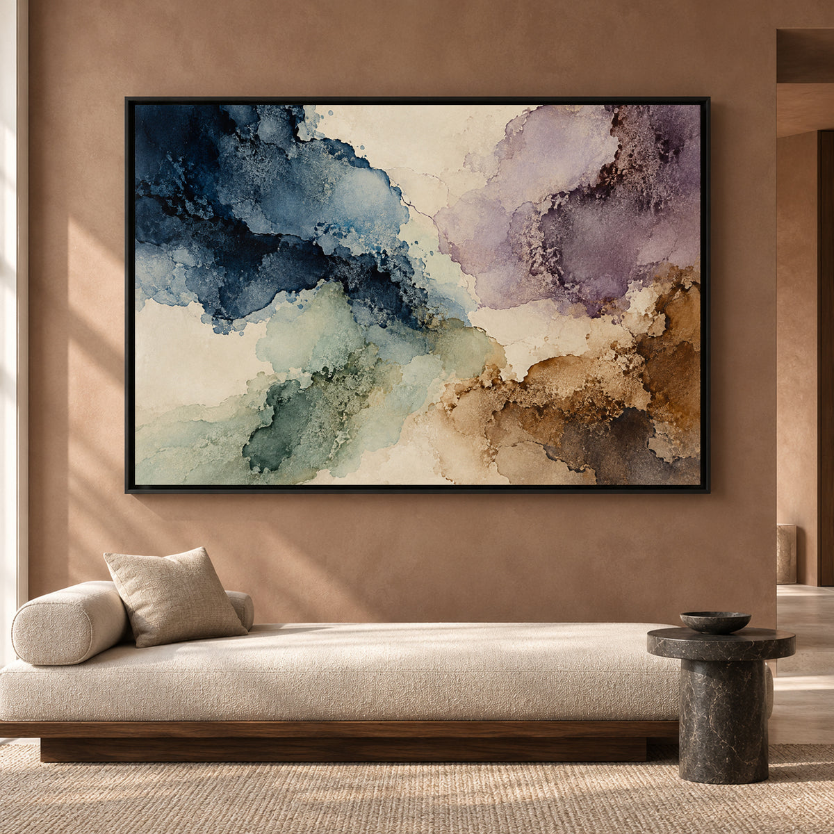 Ethereal Watercolor Abstract Canvas Wall Art