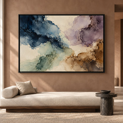 Ethereal Watercolor Abstract Canvas Wall Art