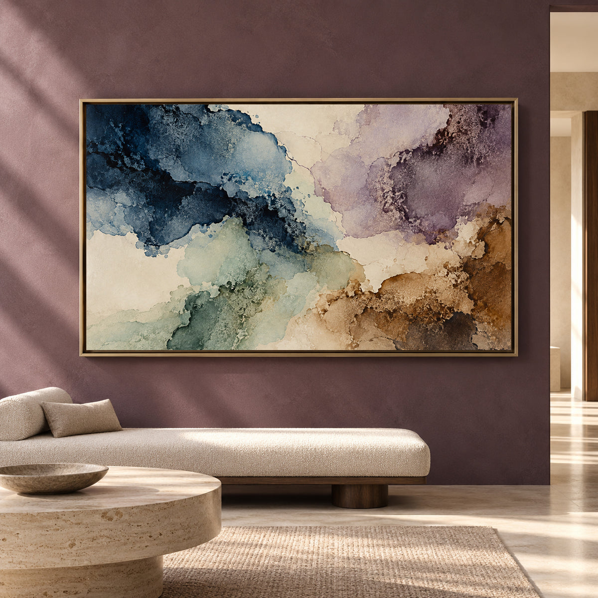 Ethereal Watercolor Abstract Canvas Wall Art