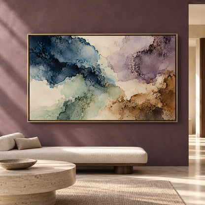 Ethereal Watercolor Abstract Canvas Wall Art