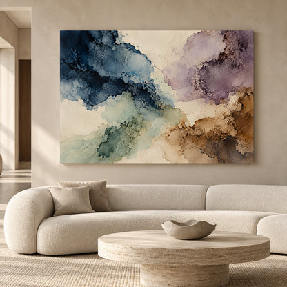 Ethereal Watercolor Abstract Canvas Wall Art