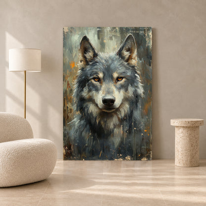 Wolf Canvas Wall Art for Living Room & Modern Home Decor