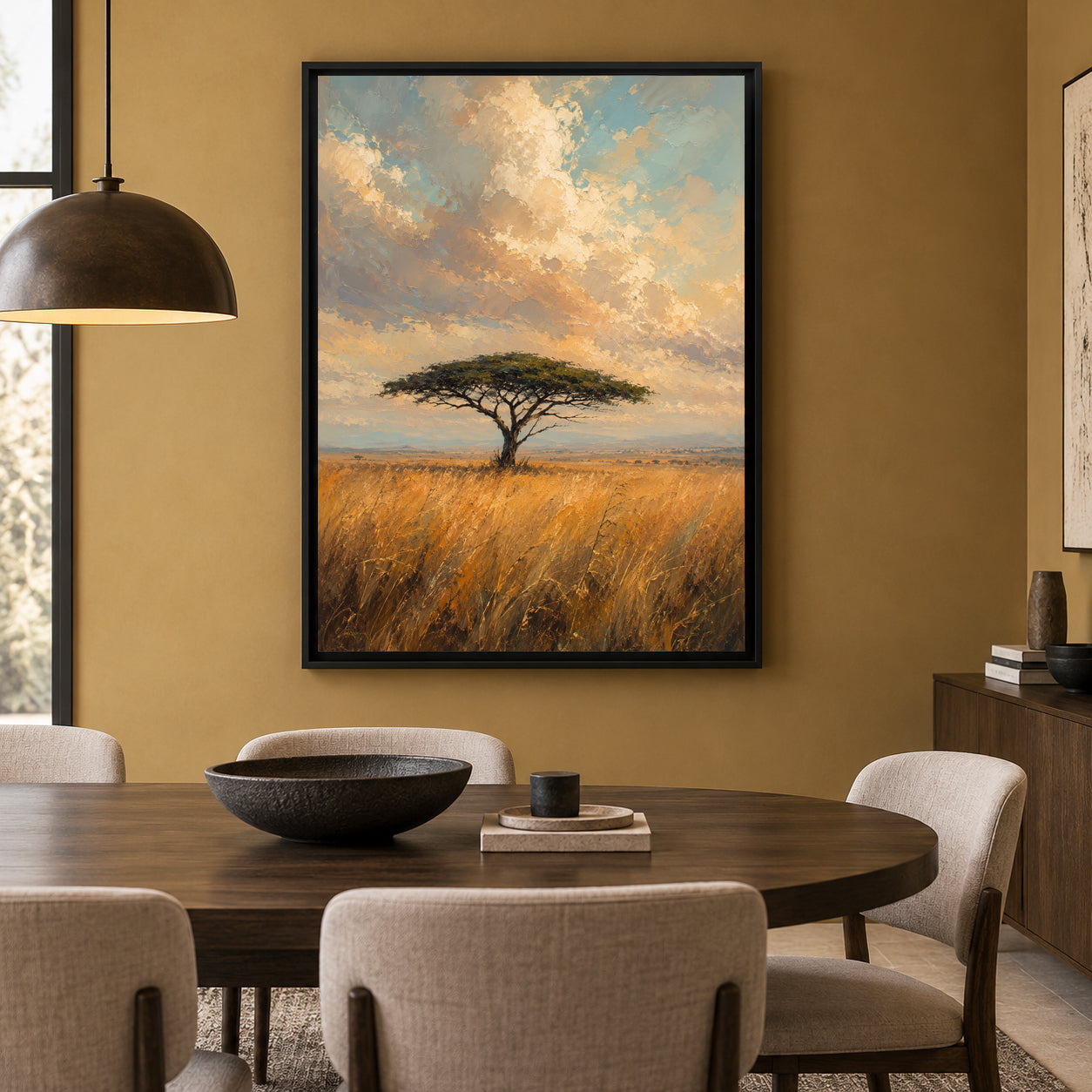 Under an Endless Sky African Savanna Canvas Wall Art
