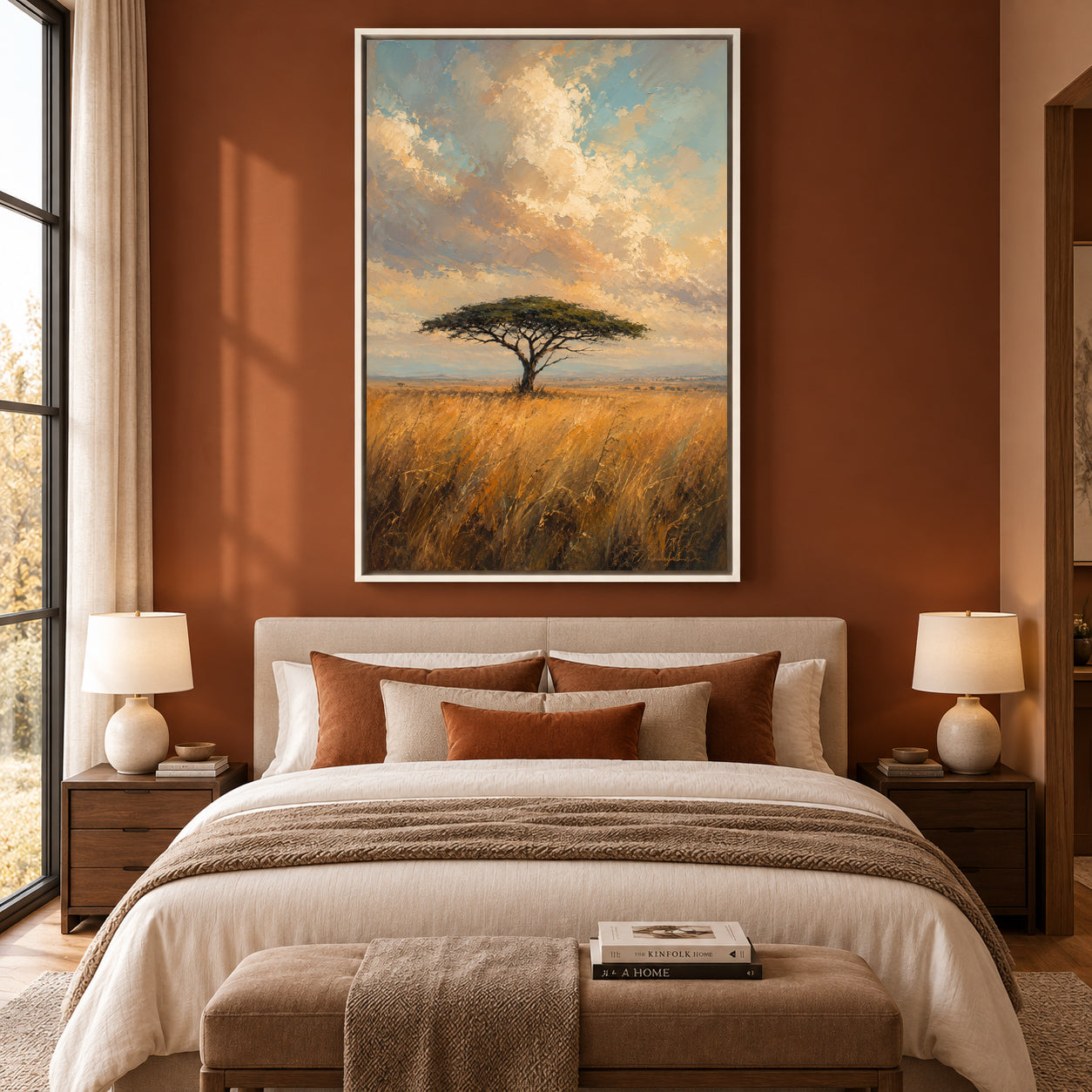 Under an Endless Sky African Savanna Canvas Wall Art