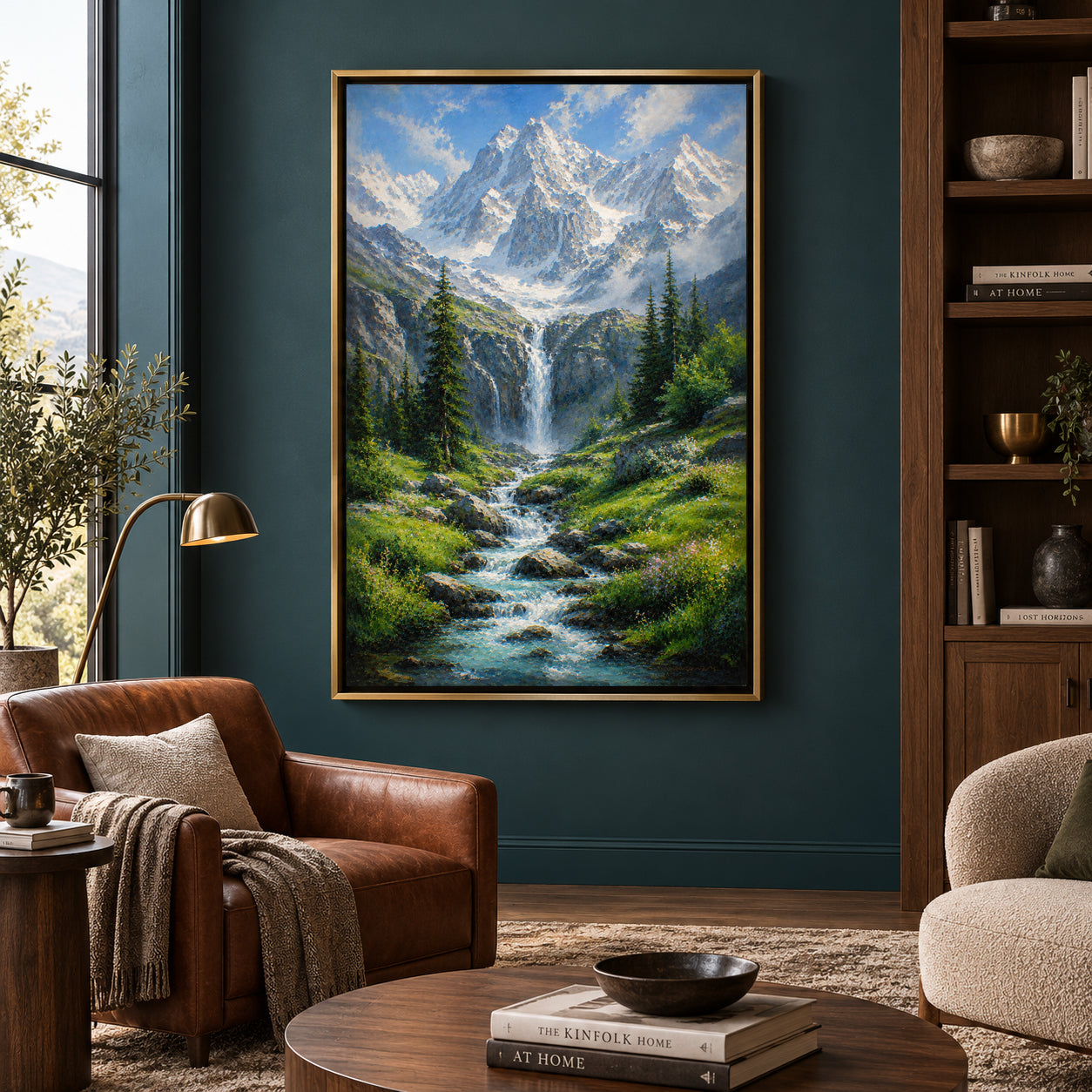 Beyond the Pines Alpine Wilderness Canvas Wall Art