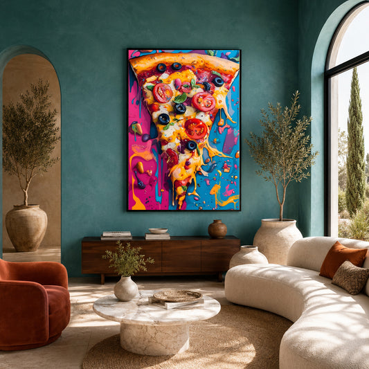 Color Crust Chaos Maximalist Wall Art