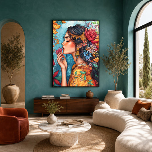 The Blooming Soul Maximalist Wall Art
